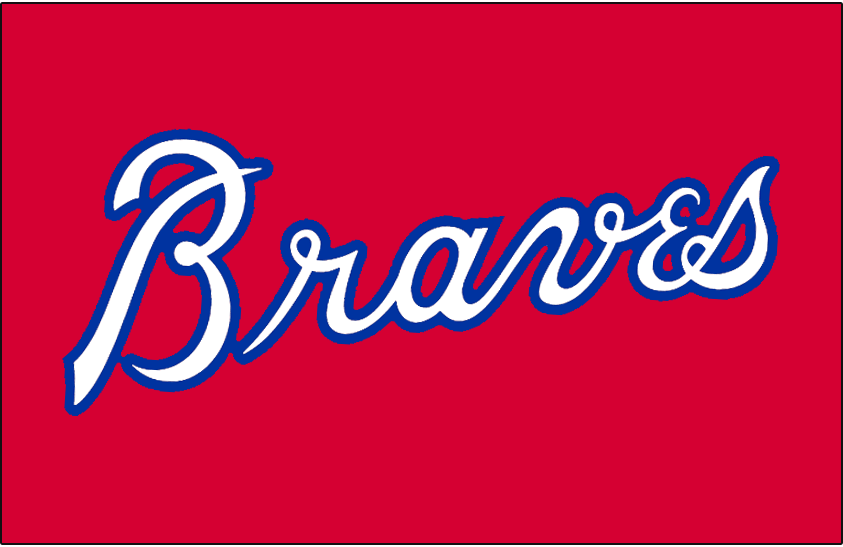 Atlanta Braves 1979-1980 Batting Practice Logo vinyl decal